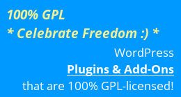 100% GPL WordPress Plugins