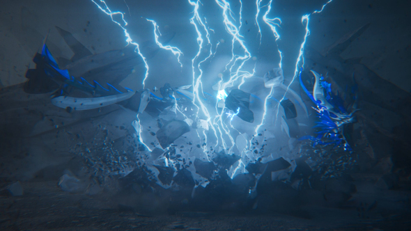 Dragon thunder Logo intro Logo Stings template preview