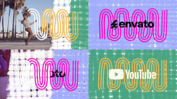 Snake Line Logo Transitions Logo Stings template preview