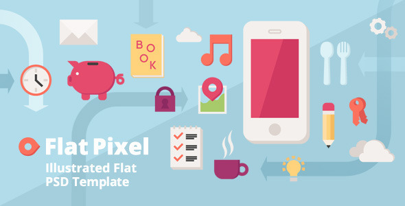 Flat Pixel - ThemeForest 5427194