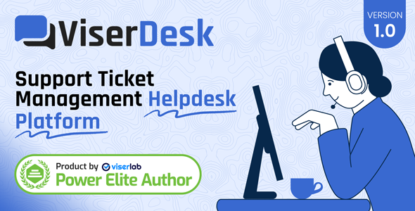 ViserDesk – Support Ticket Management Helpdesk Platform