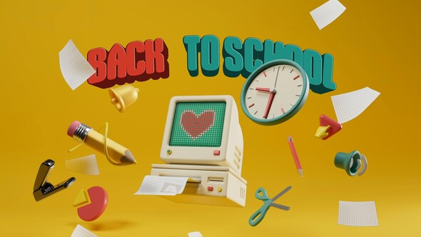 Back to School Intro Titles template preview