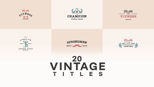 Gym Title Titles template preview