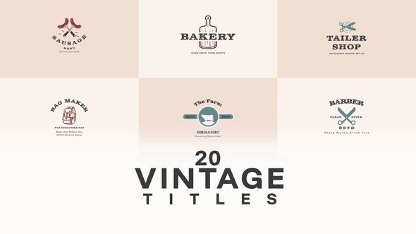 Business Title Titles template preview