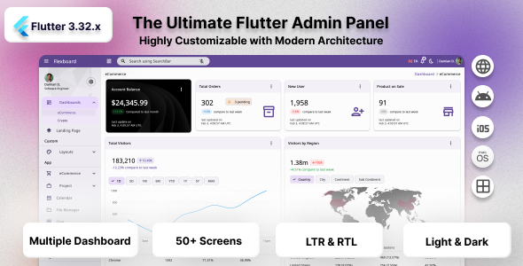 Flexboard - Flutter Admin Panel