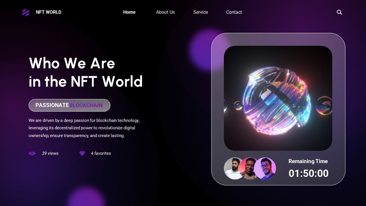NFT World Google Slide Template, Presentation Templates | GraphicRiver