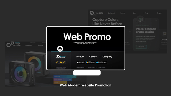 Web Promo Video 2– Modern Website Promotion Product Promo template preview