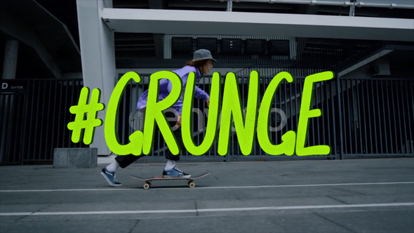 Urban Grunge Titles Titles template preview