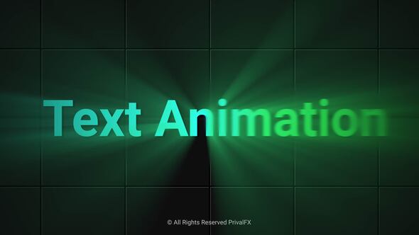 Dynamic Text Animation Titles template preview