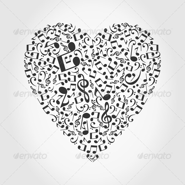 Musical heart2