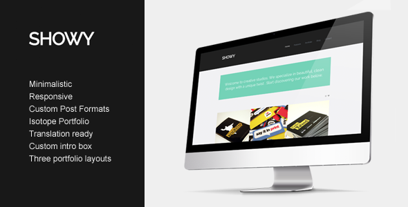 Showy - Bold & Flat Portfolio