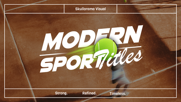 Modern Sport Titles Titles template preview