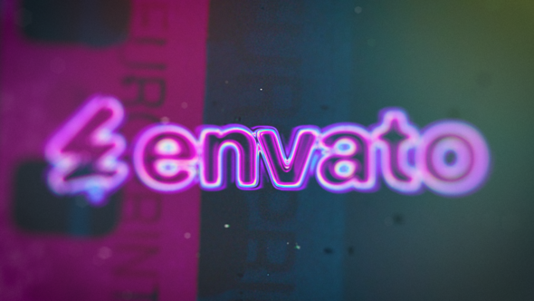 Analog Glow Reveal Titles template preview
