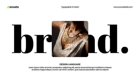 Typography Animation Slides Titles template preview