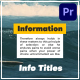 Information Bar Titles - VideoHive Item for Sale