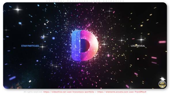 Original Particles Logo Animation Logo Stings template preview