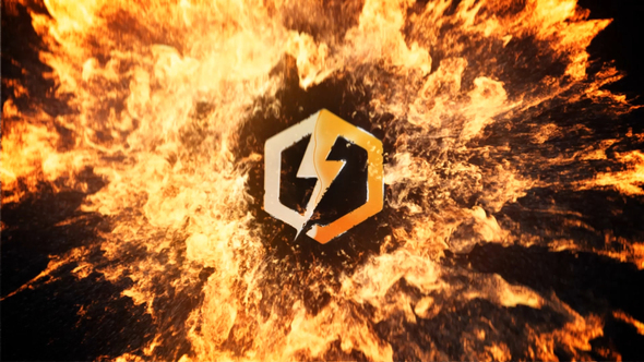 Fire Explosion Logo 5 Logo Stings template preview