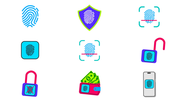 Fingerprint ID Icons Set for After Effects Elements template preview