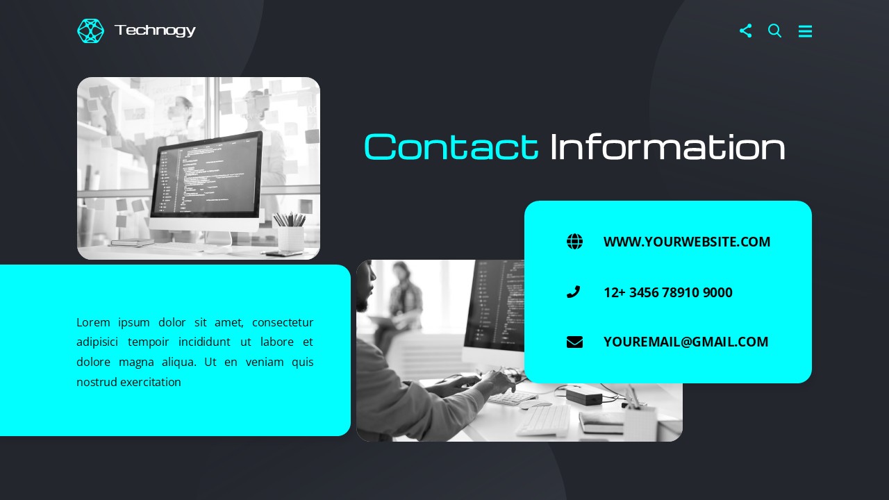Technology Presentation Template, Presentation Templates | GraphicRiver