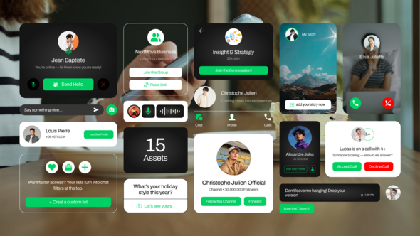 WhatsApp Social Media Lower Third Elements template preview