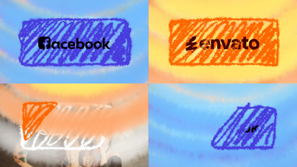 Cartoon Sunshine Logo Transitions for After Effects Logo Stings template preview