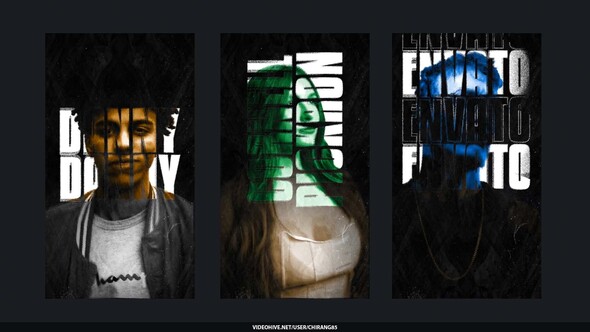 Poster Type Stories Openers template preview