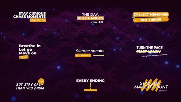 Lower Thirds | AE Titles template preview