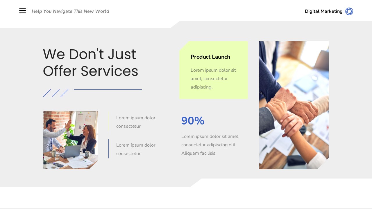 Digital Marketing Presentation, Presentation Templates | GraphicRiver