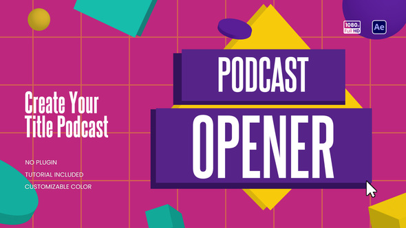 Podcast Opener Openers template preview