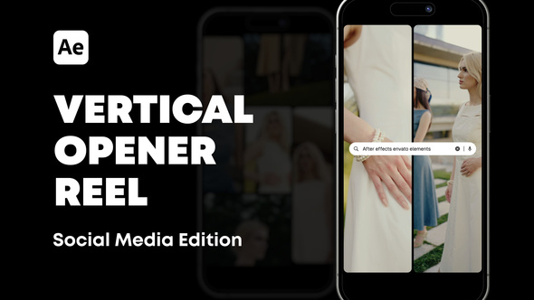 Vertical Reel Opener Openers template preview