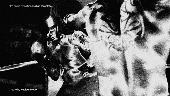 Film Grain Transition Elements template preview