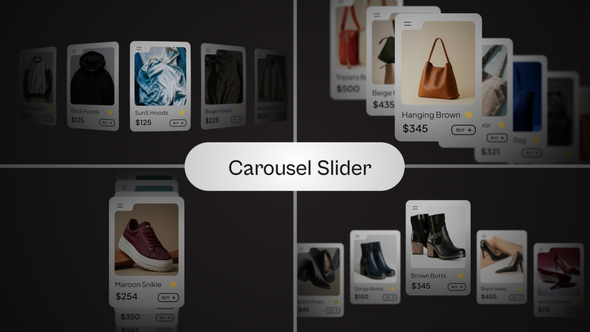 Product Carousel & Slider Product Promo template preview