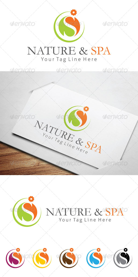 Nature & Spa Logo Templates - Logo Templates