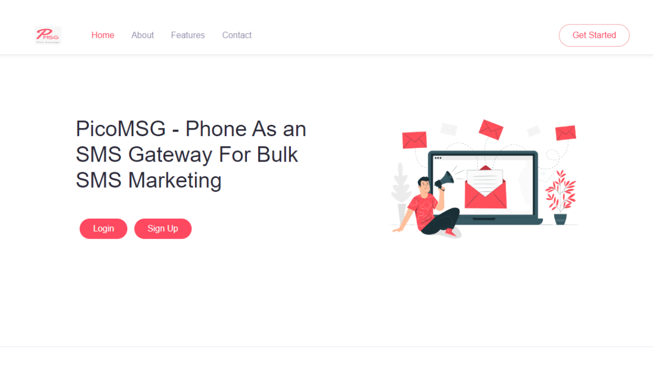 PicoMSG Phone As an SMS Gateway For Bulk SMS Marketing
