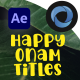Happy Onam Titles - VideoHive Item for Sale