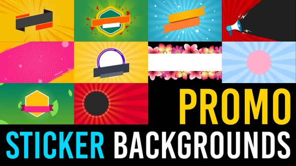 Promo Sticker Backgrounds alt