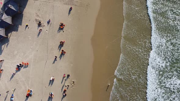 The Beach Of Tel Aviv - Top view