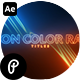 Neon Color Rays Titles - VideoHive Item for Sale