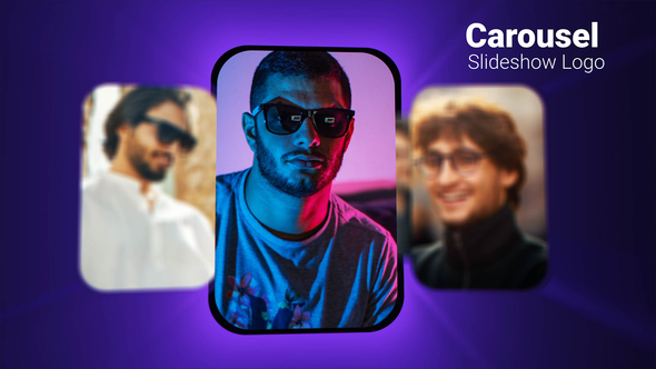 Carousel Slideshow Logo Openers template preview