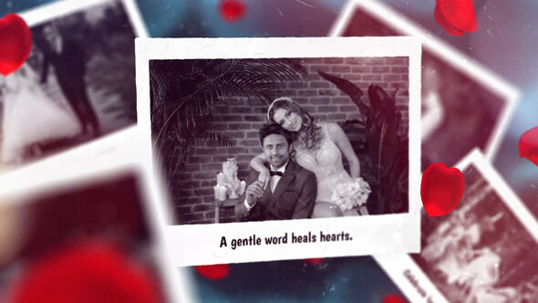 Pure Love Wedding Slideshow Openers template preview