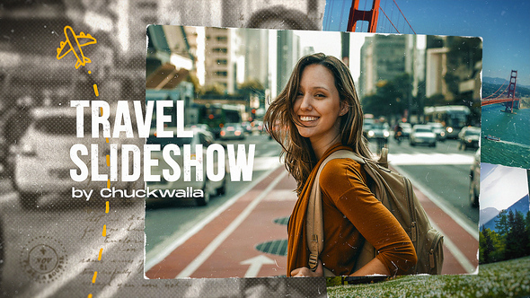 Travel Slideshow Video Displays template preview