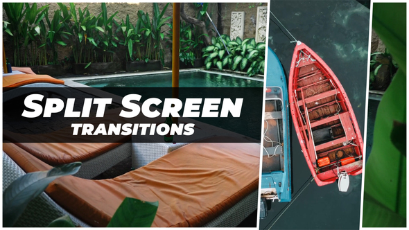 Split Screen Transitions Elements template preview