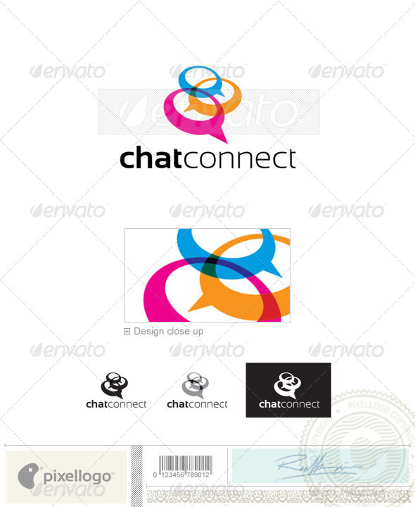 Chat logo Logo-2380 - Vector Abstract