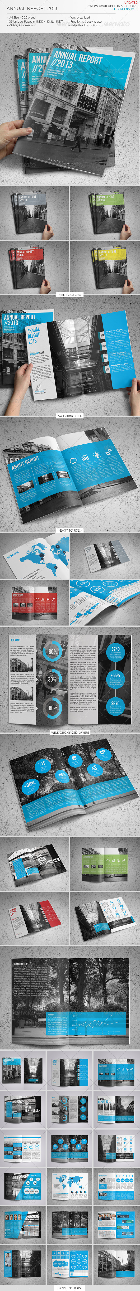 Annual Report Template - Informational Brochures
