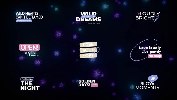 Text Animation | AE Titles template preview