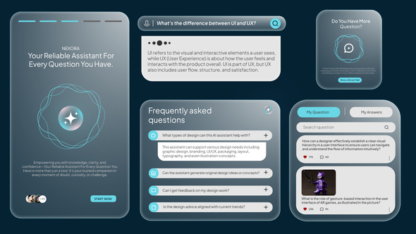 Interactive AI Kit Elements template preview