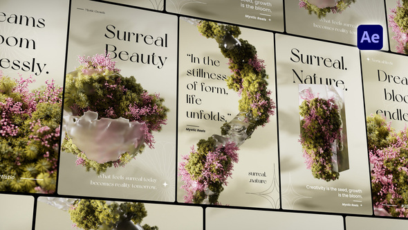 Mystic Growth Stories Product Promo template preview