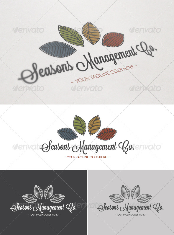 Seasons Management Co. Logo - Nature Logo Templates