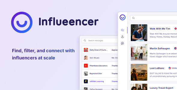 Influeencer –  Influencer Marketing Platform to Discover Influencers