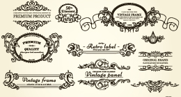 Vintage design elements